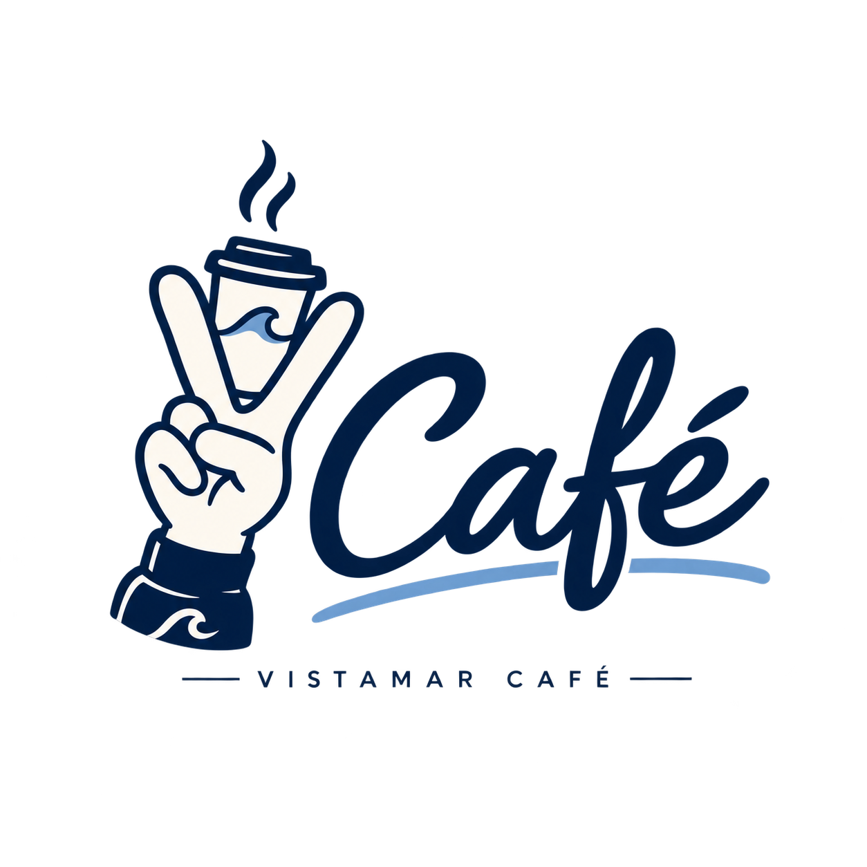 V Café logo